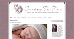 Desktop Screenshot of cranberryteatime.com